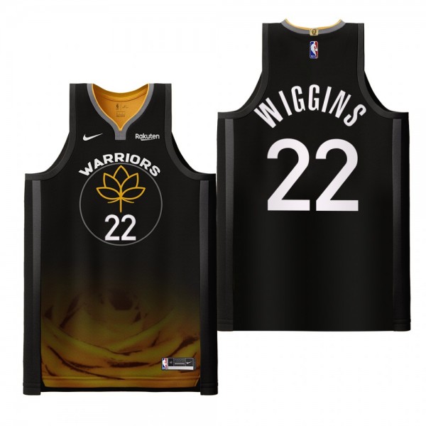 2022-23 Golden State Warriors Andrew Wiggins Black...