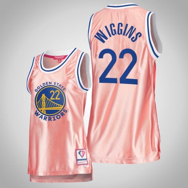 Andrew Wiggins Golden State Warriors Lady's Pink J...