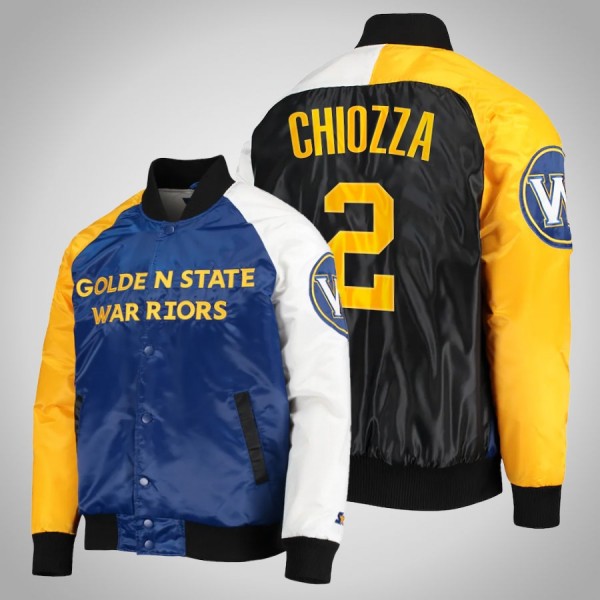 Chris Chiozza Golden State Warriors Tricolor Remix...