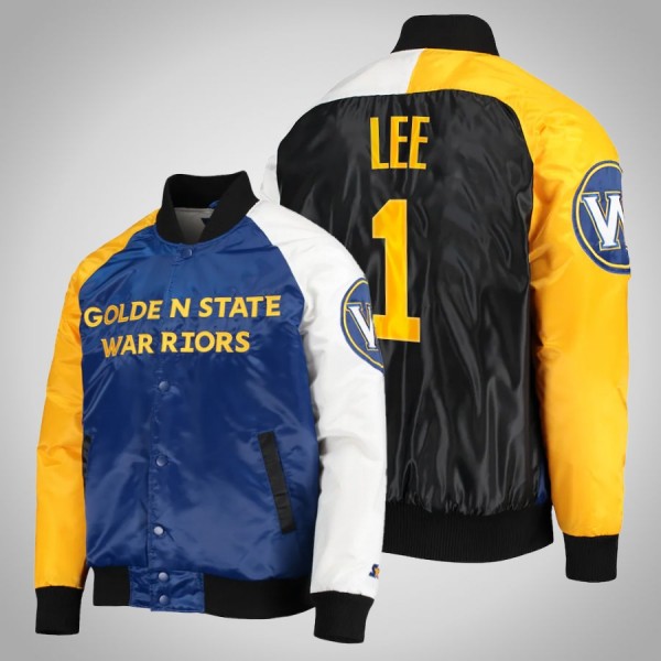 Damion Lee Golden State Warriors Tricolor Remix Ra...