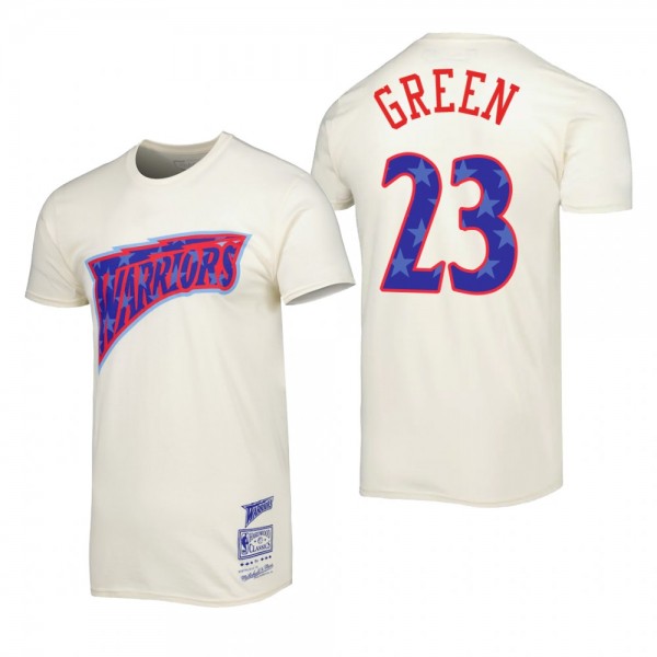 Draymond Green Golden State Warriors #23 Cream T-S...