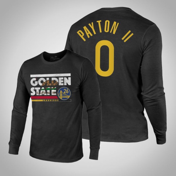 Golden State Warriors #0 Gary Payton II Black City...