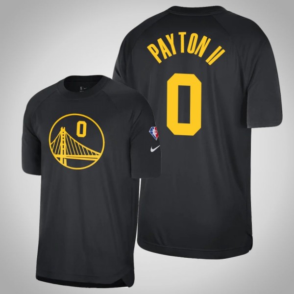 Golden State Warriors #0 Gary Payton II Black City...