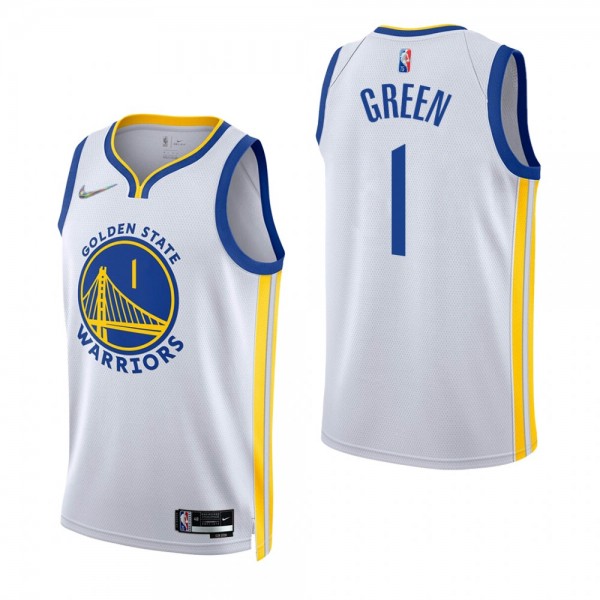 2022 Golden State Warriors JaMychal Green White As...