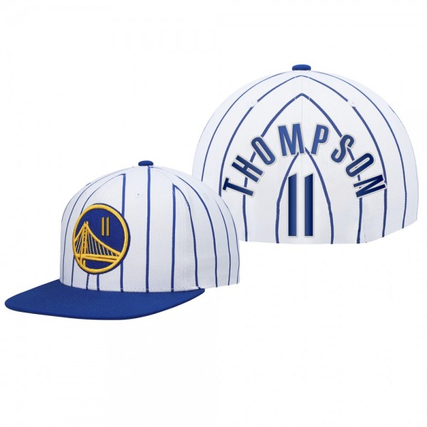 Klay Thompson Golden State Warriors Fitted Cap Whi...