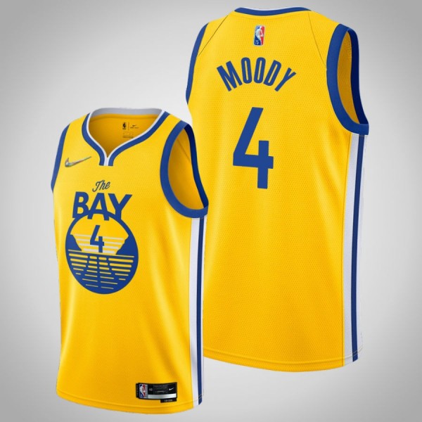 Golden State Warriors Moses Moody Gold Statement E...