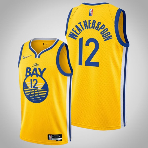 Golden State Warriors Quinndary Weatherspoon Gold ...