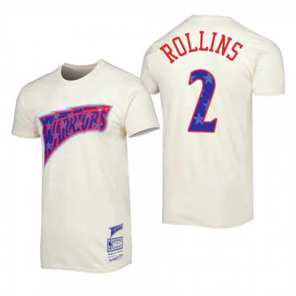 Ryan Rollins Golden State Warriors #2 Cream T-Shir...