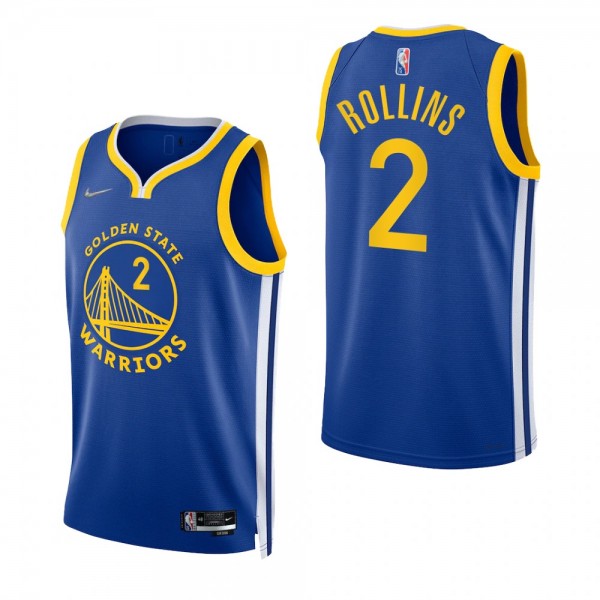 Golden State Warriors Ryan Rollins Royal Icon Edition Jersey #2