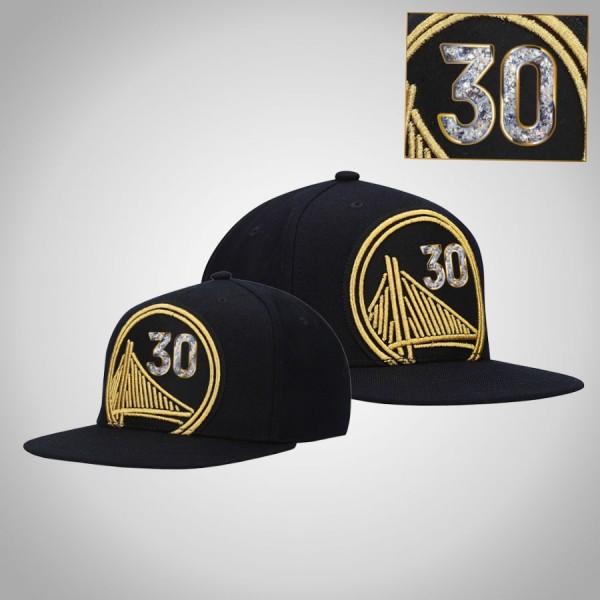 Stephen Curry Hat Warriors 2022 NBA Finals #30 Bla...