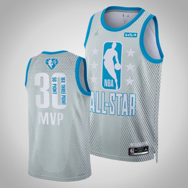 Stephen Curry 2022 NBA All-Star MVP 30 Gray Jersey...
