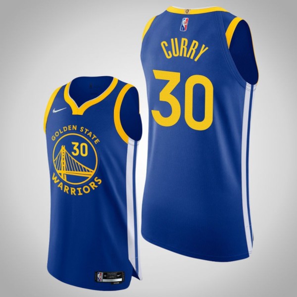 Stephen Curry #30 Golden State Warriors Royal Icon...