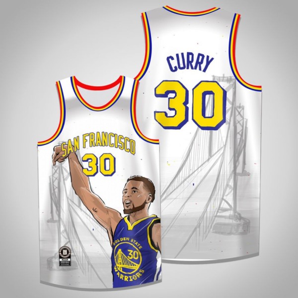 Stephen Curry Legend Special Image Warriors White ...