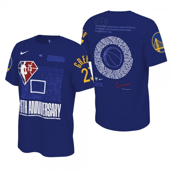 Golden State Warriors NBA 75th Anniversary Draymon...