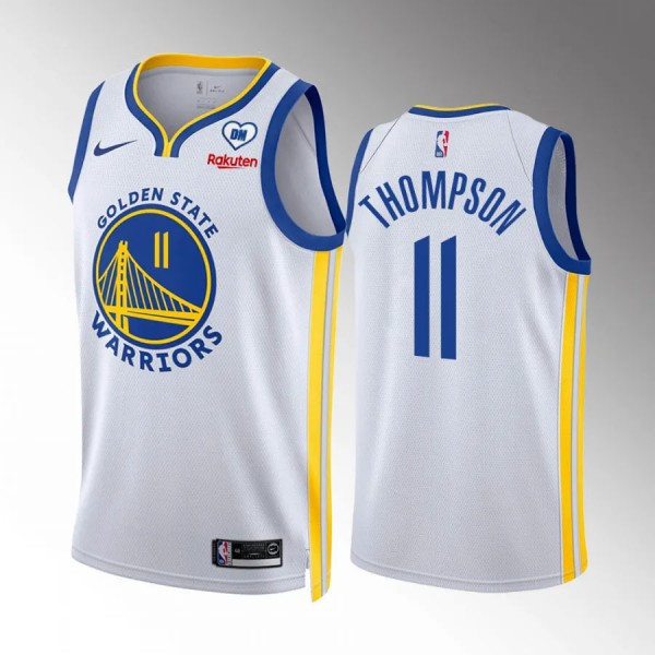Golden State Warriors DM patch Klay Thompson White...