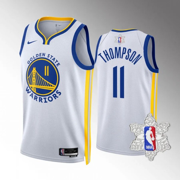 Klay Thompson NBA Christmas Patch Golden State War...